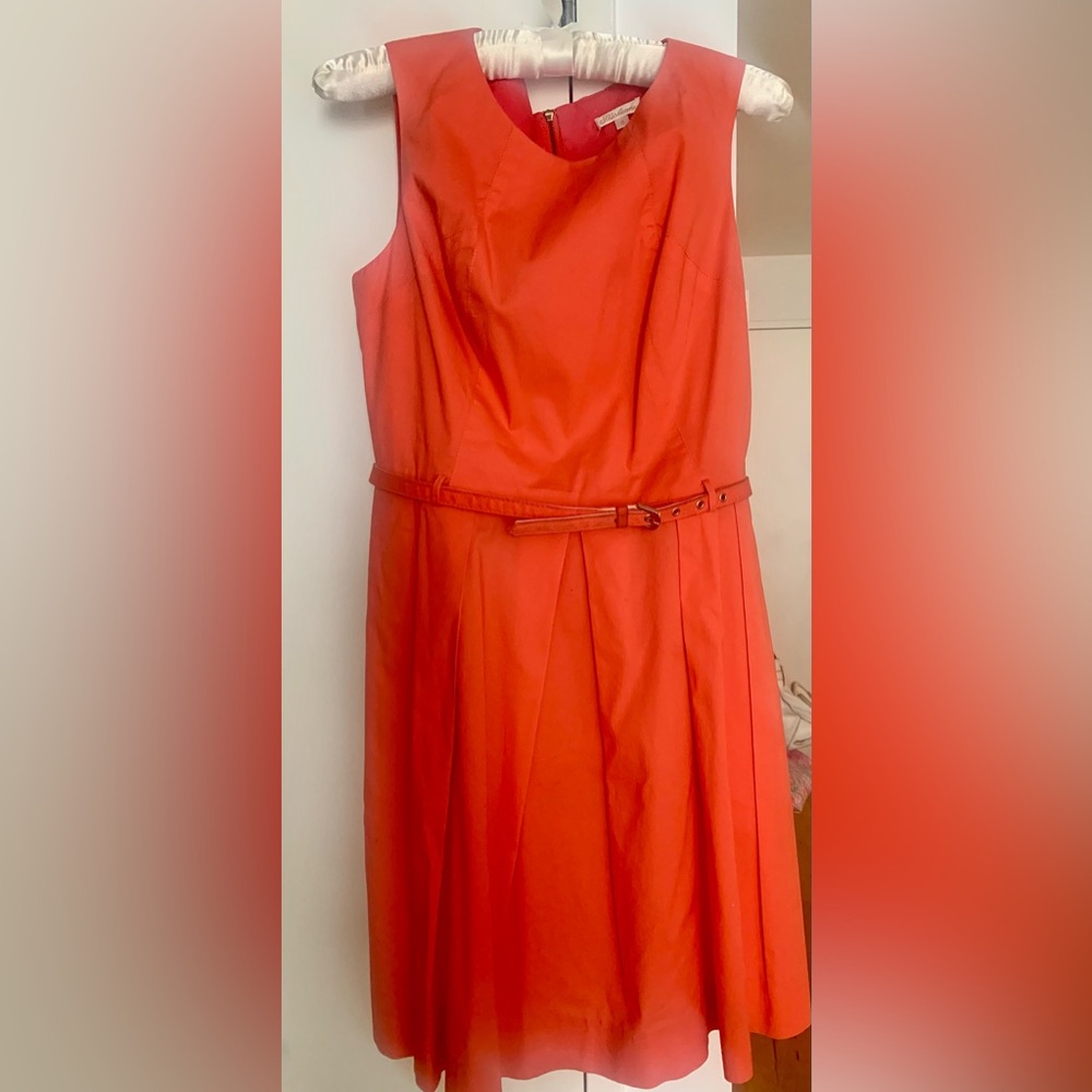 Shoshanna Vibrant Coral Dress